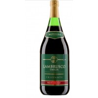 Вино игристое красное Ламбруско Novellina Lambrusco Emilia Amabile Rosso 1.5L