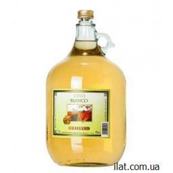 Вино белое сухое Vino bianco gielle 5л